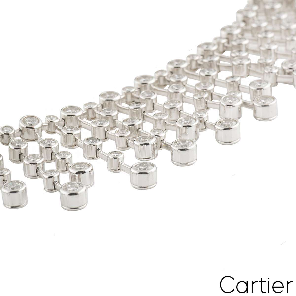 Cartier Platinum Diamond Necklace 60.00ct D/VVS